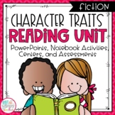 Character Traits Reading Unit With Centers THIRD GRADE