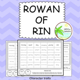 Character Traits (Rowan of Rin. Year 4)