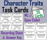 Character Traits Task Cards Activity