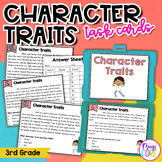 Character Traits Task Cards - Motivations Feelings Actions