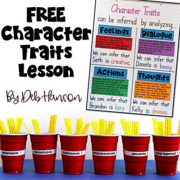 Preview of Character Traits: Three FREE Activities