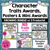 Character Traits Awards BUNDLE Editable Awards, Posters, M