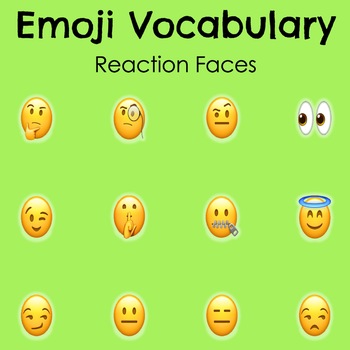 Preview of Character Traits Vocabulary Poster - Labeling Character Traits with Emojis