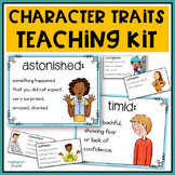 Character Traits Vocabulary Graphic Organizers