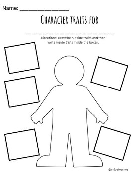 Character Traits - Writing Center Activity by chloeteaches | TPT