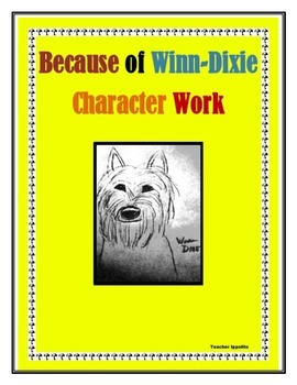 Preview of Character Traits and Because of Winn-Dixie