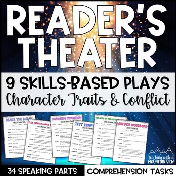 Preview of Character Traits and Conflict Reader’s Theater Scripts | Fluency