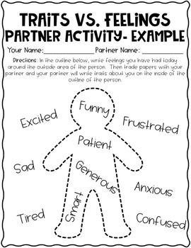 Character Traits and Feelings Lesson Plan and Activity | TpT