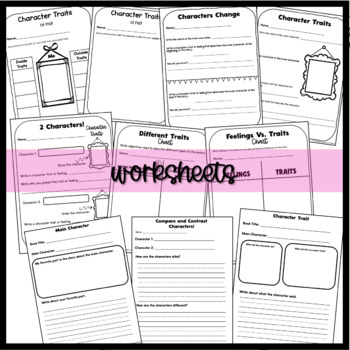 Character Traits and Feelings Unit by Courtney's Curriculum Creations