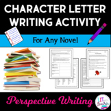 Point of View Character Letter Writing Activity for Any Novel