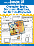 Louder, Lili - Book Study - Character Traits and More!