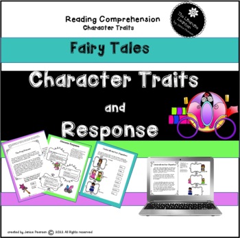 Preview of Character Traits and Response  Fairy Tales  2nd Grade