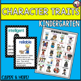 Character Trait List for Kindergarten
