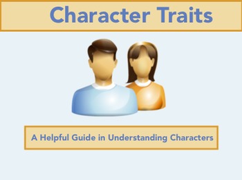 Preview of Character Traits for the Smartboard