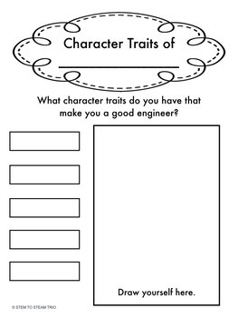 Character Traits of an Engineer by Science and STEAM Team | TPT