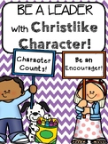 Character Words of the Week and Bible Verses (Purple Theme)