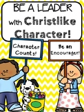 Character Words of the Week and Bible Verses (Yellow Theme)