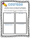 Character Worksheet "Courage"