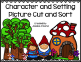 Character and Setting Picture Cut and Sort