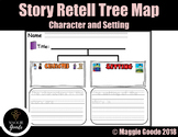Retell Tree Map- Characters and Setting Graphic Organizer