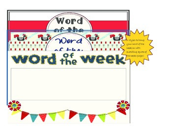 Preview of FARM Theme, Character Building Word/Quote of the Week
