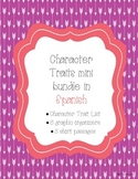 Character traits mini bundle Spanish