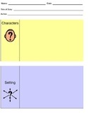 Character/Setting graphic organizer and pictures for stude