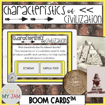 Preview of Characteristics of Civilization Digital BOOM Cards