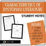 Characteristics of Dystopian Literature Notes
