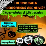Characteristics of Life Activity | Halloween Themed | For 