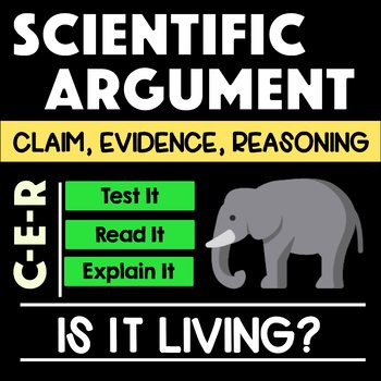 Preview of Characteristics of Life CER with Claim Evidence Reasoning