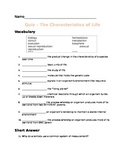 Characteristics of Life Quiz