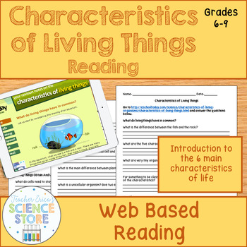 Preview of Characteristics of Life Web Based Reading Activity