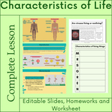 Characteristics of Living Things Complete Lesson