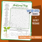 Characteristic of Living Thing Word Search Puzzle Vocabula