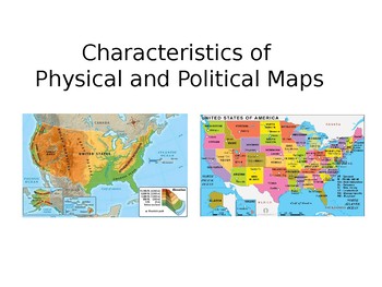Difference Between A Physical Map And A Political Map - United States Map