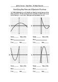 Characteristics of Quadratics