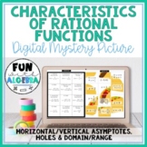 Characteristics of Rational Functions DIGITAL Mystery Picture