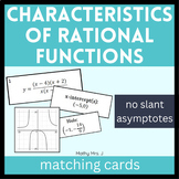 Characteristics of Rational Functions Matching Activity (N
