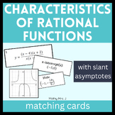 Characteristics of Rational Functions Matching Activity (W