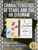 Characteristics of Stars and HR Diagram