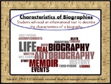 Characteristics of a Biography Lesson (PowerPoint)