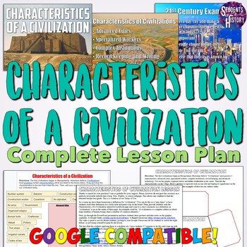 Preview of Characteristics of a Civilization Lesson for Ancient Civilizations