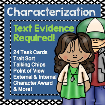 Characterization Activities For Any Text By The Teacher S Toolbox