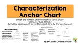 Characterization Anchor Chart and Activities