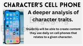 Characterization - Character Cell Phone - Printable PDF