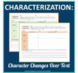 Characterization: Character Changes Over the Text