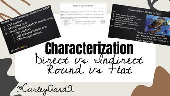 Preview of Characterization: Direct, Indirect; Round, Flat; Static, Dynamic