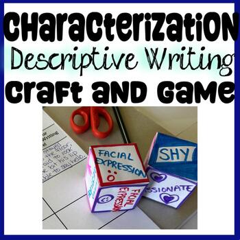 Preview of Characterization ELA Writing Activity - Narrative Writing Craft and Game