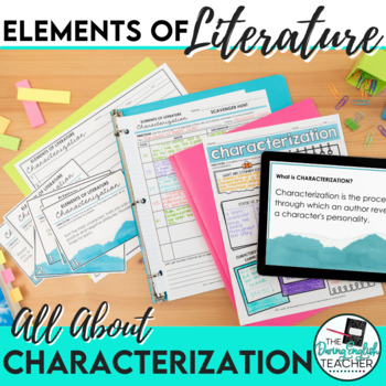 Preview of Characterization: Elements of Literature Mini-Unit